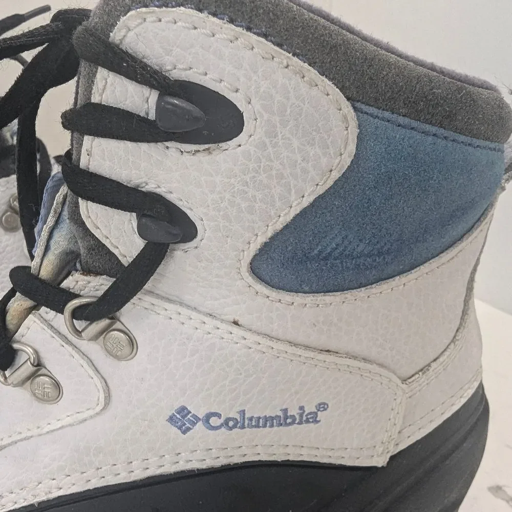 Columbia Bugabootoo ankle snow winter Boots size 6 waterproof warm fleece lined